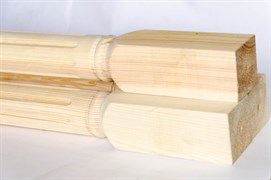 Столб-колонна из лиственницы 100х100 мм шт. 3003661605