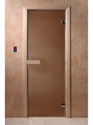 Дверное полотно (матовое стекло) 700х1900 мм, липа 251255047